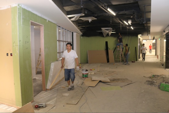 探班真视通新办公区装修 全LED照明展厅值得期待