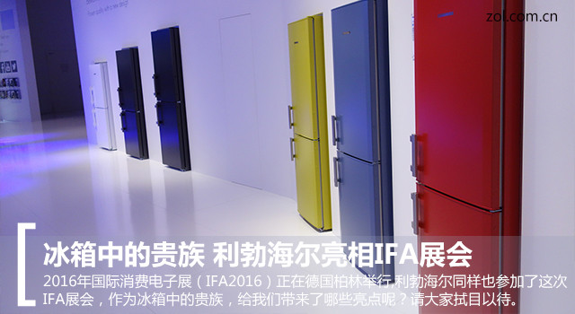 冰箱中的贵族 利勃海尔亮相IFA展会